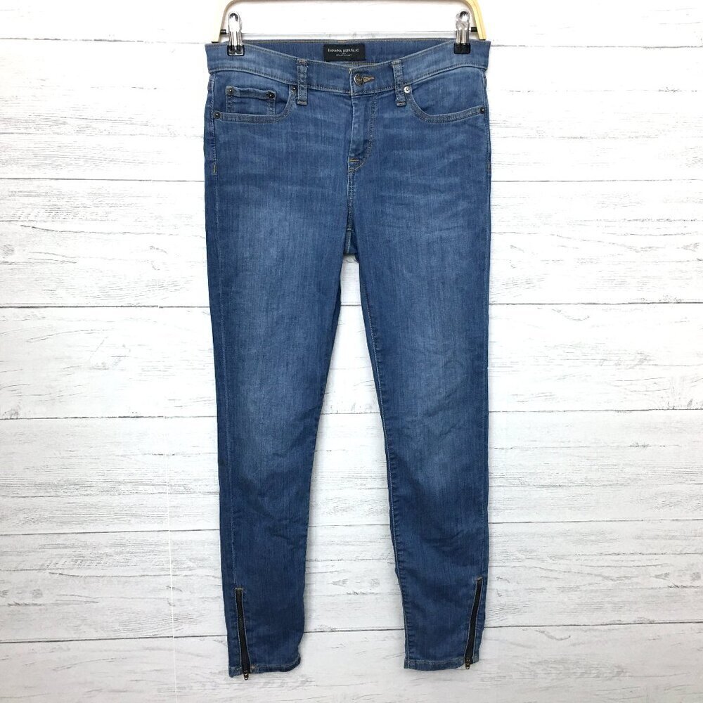 Banana Republic Women's Jeans Sculpt Skinny Light Wash Stretch size 26 length 28